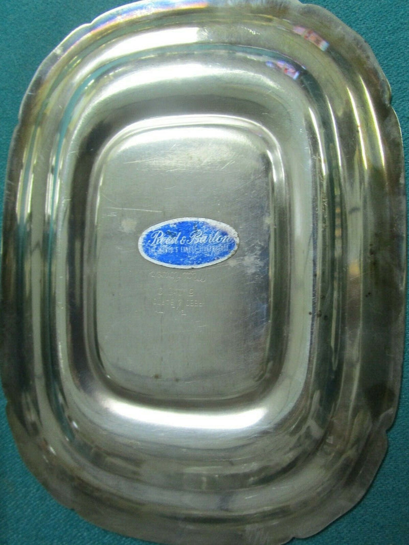 Reed & Barton "Mayflower" silverplate  gravy boat with underplate ORIGINAL