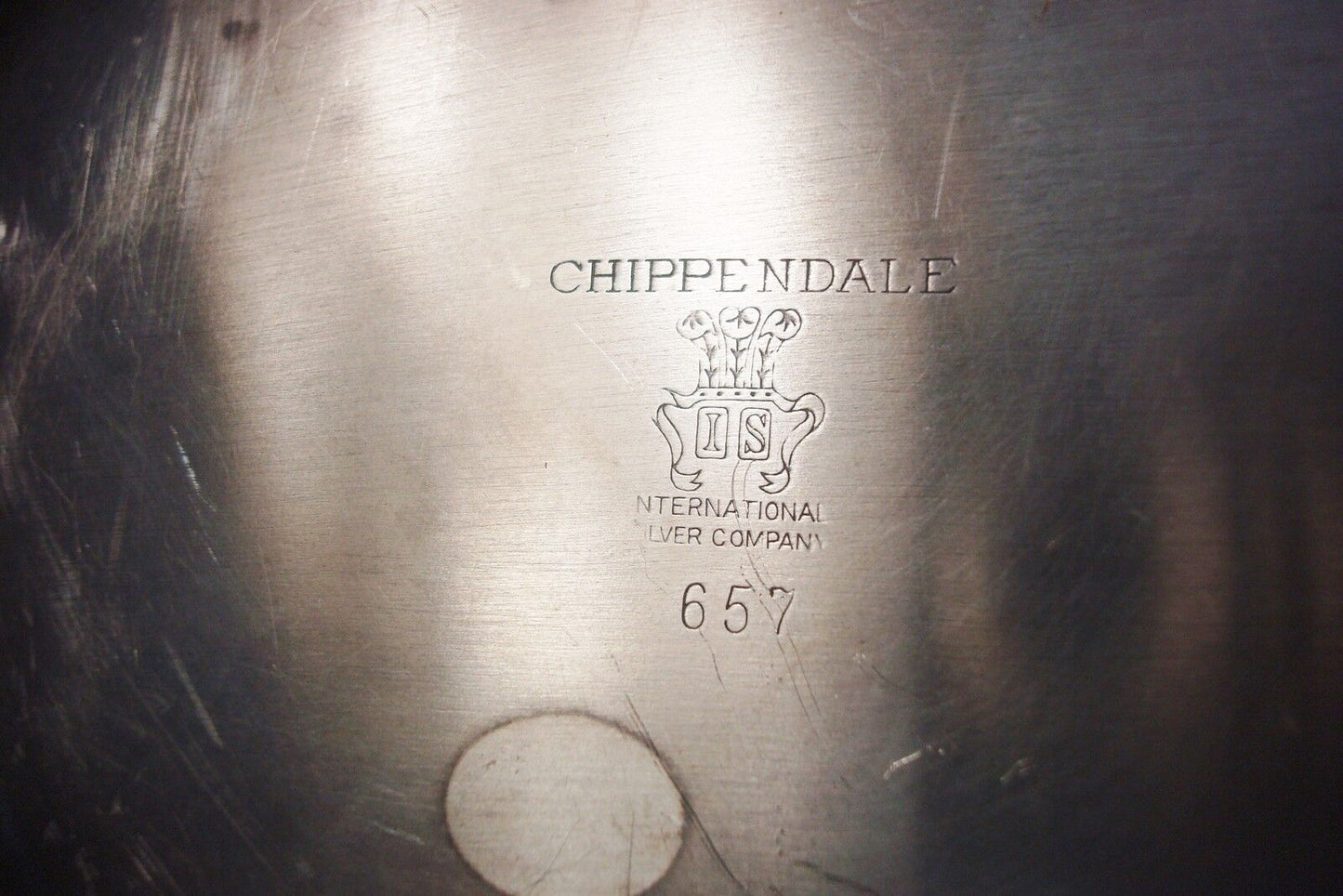 Vintage-Chippendale from International Silver Co. Butler Crumb tray ORIGINAL