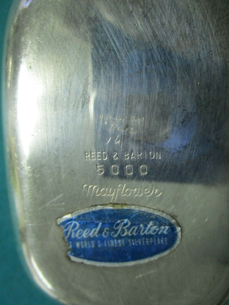 Reed & Barton "Mayflower" silverplate  gravy boat with underplate ORIGINAL