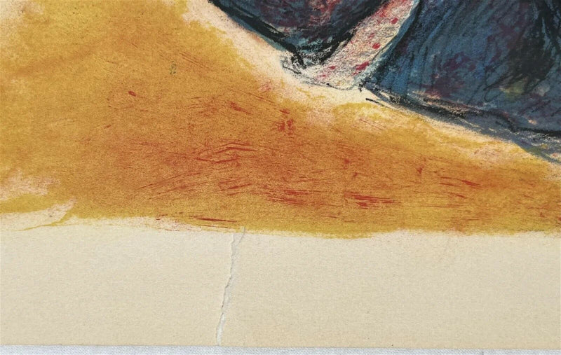 IRA MOSKOWITZ LITHOGRAPH UNFRAMED PENCIL SIGNED PICK1