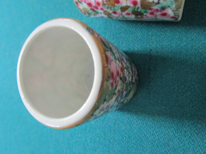 CORDIAL SHOT CRYSTAL GLASSES SET GOLD ETCH PURPLE CLEAR ETCH CERAMIC PICK ONE