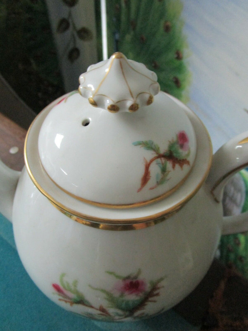 Haviland Limoges Antique Moss Rose Scott Cup Saucer Plates Pitcher Sugar Pick1 ^