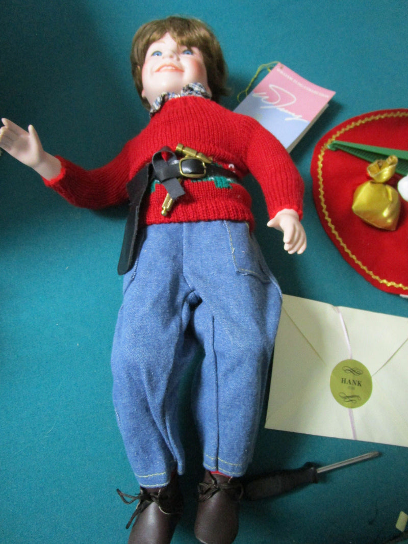 1990s WILLIAM TUNG HANK AND THE CHRISTMAS TREE 17" doll