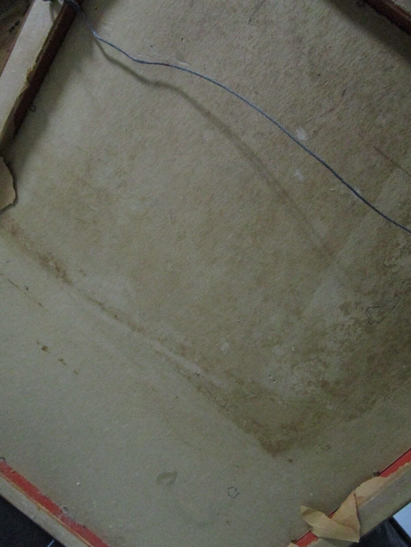 June L Webb 1920-2012 WATERCOLOR ORIGINAL TOWN STREET 12 X 15"