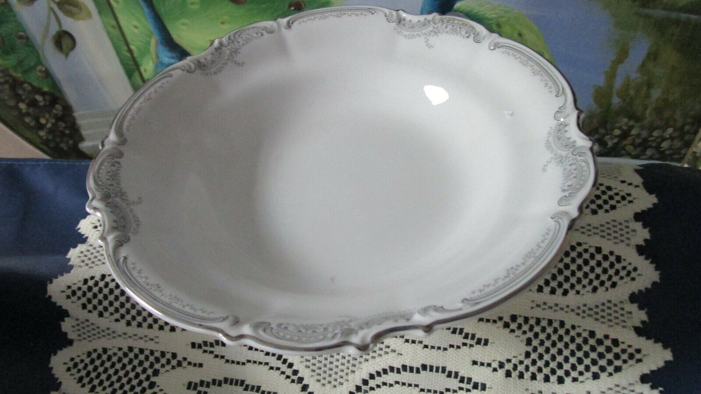 HUTSCHENREUTHER SYLVIA gold/ platinum BOWLS  OVAL ROUND  TRAYS GRAVY BOAT PICK 1