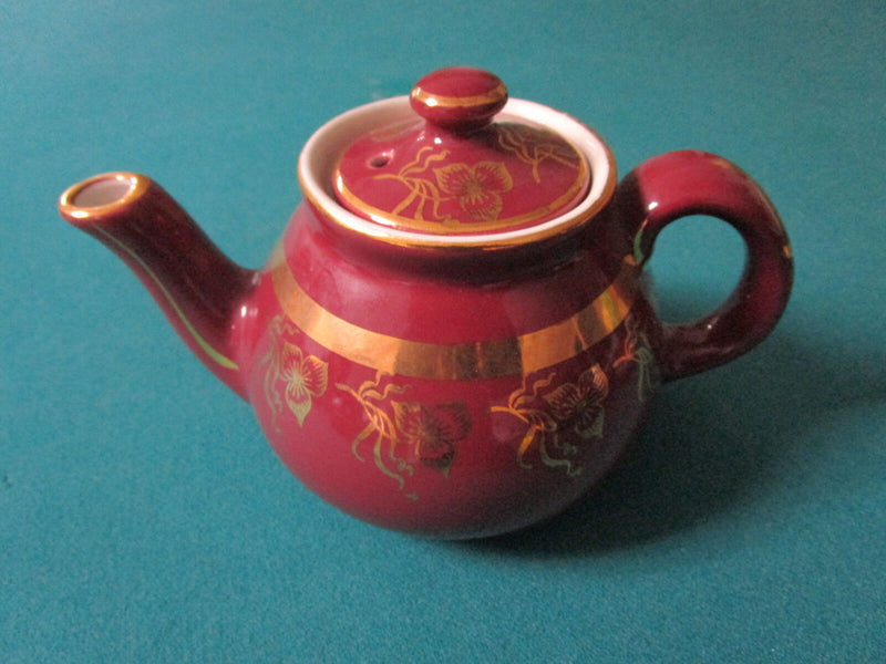 Hall Purple Pink Teapot With And Without Gold, Pick One ^^