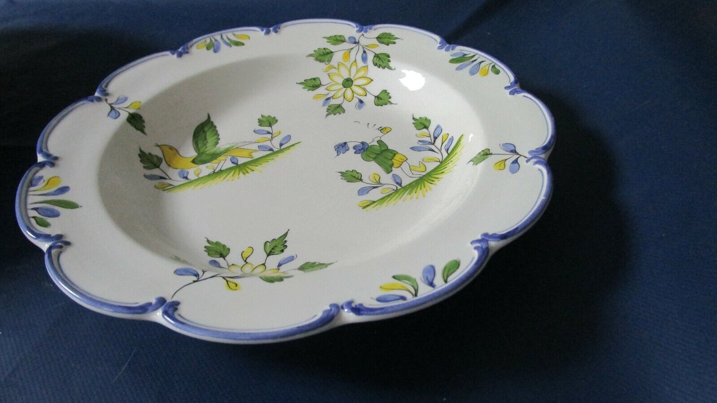 ESTE-CE CERAMICHE ESTENSI ITALY 1950s POTTERY SOUP PLATE BOWL 9 1/2"