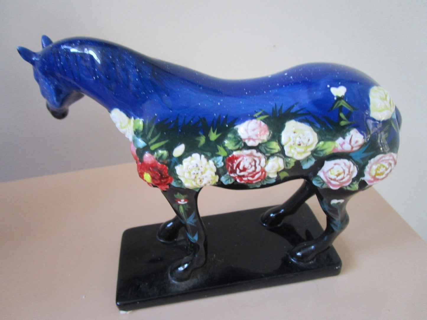 THE TRAIL OF PAINTED PONIES "NIGHT FLOWER" BY CJ WELLS,HORSE FIGURINE NIB orig