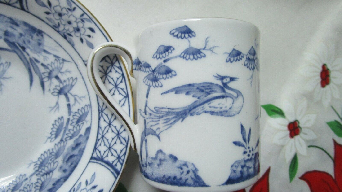 TUSCAN COFFEE CUP SAUCER PARADISE BIRDS GREEN / BLUE PICK 1 [98]