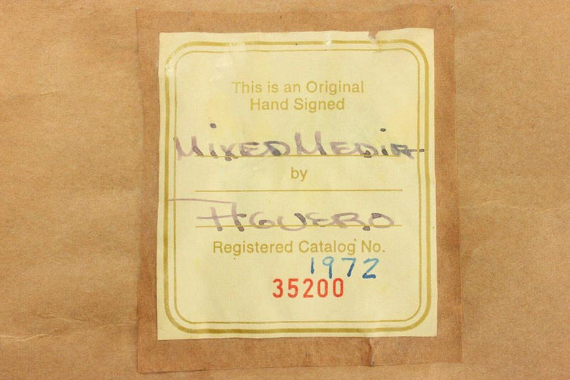 Leopoldo Torres Aguero, "Nude Woman" ORIGINAL PENCIL SIGNED MIXED MEDIA