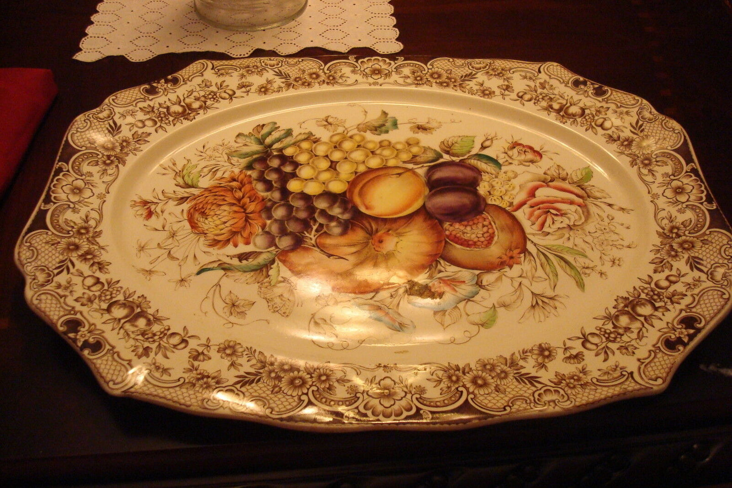 Vintage large tray Windsor Ware Johnson Brothers. "Harvest" ORIGINAL