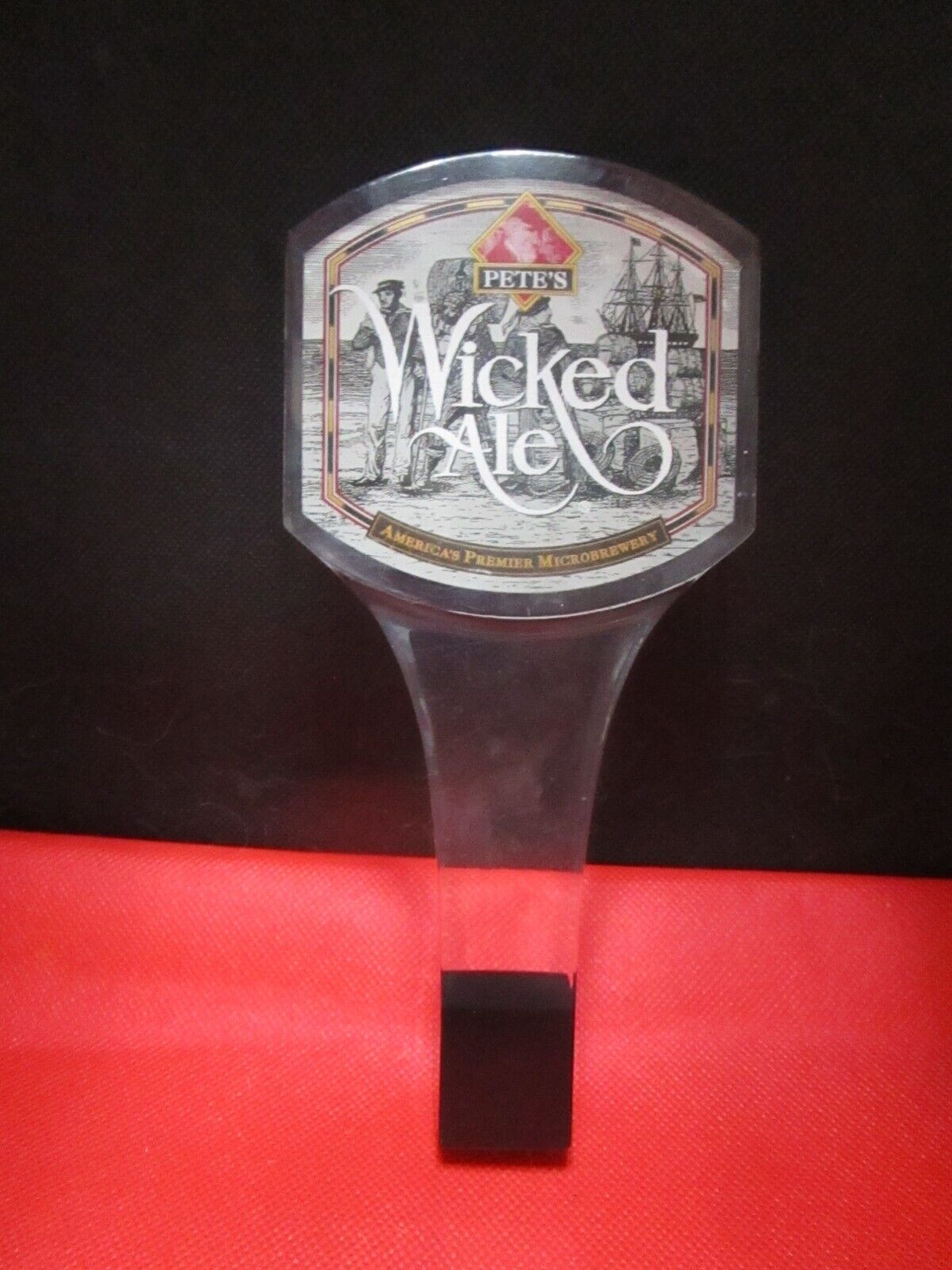 Pete's Wicked Ale tap handle 7 1/2"