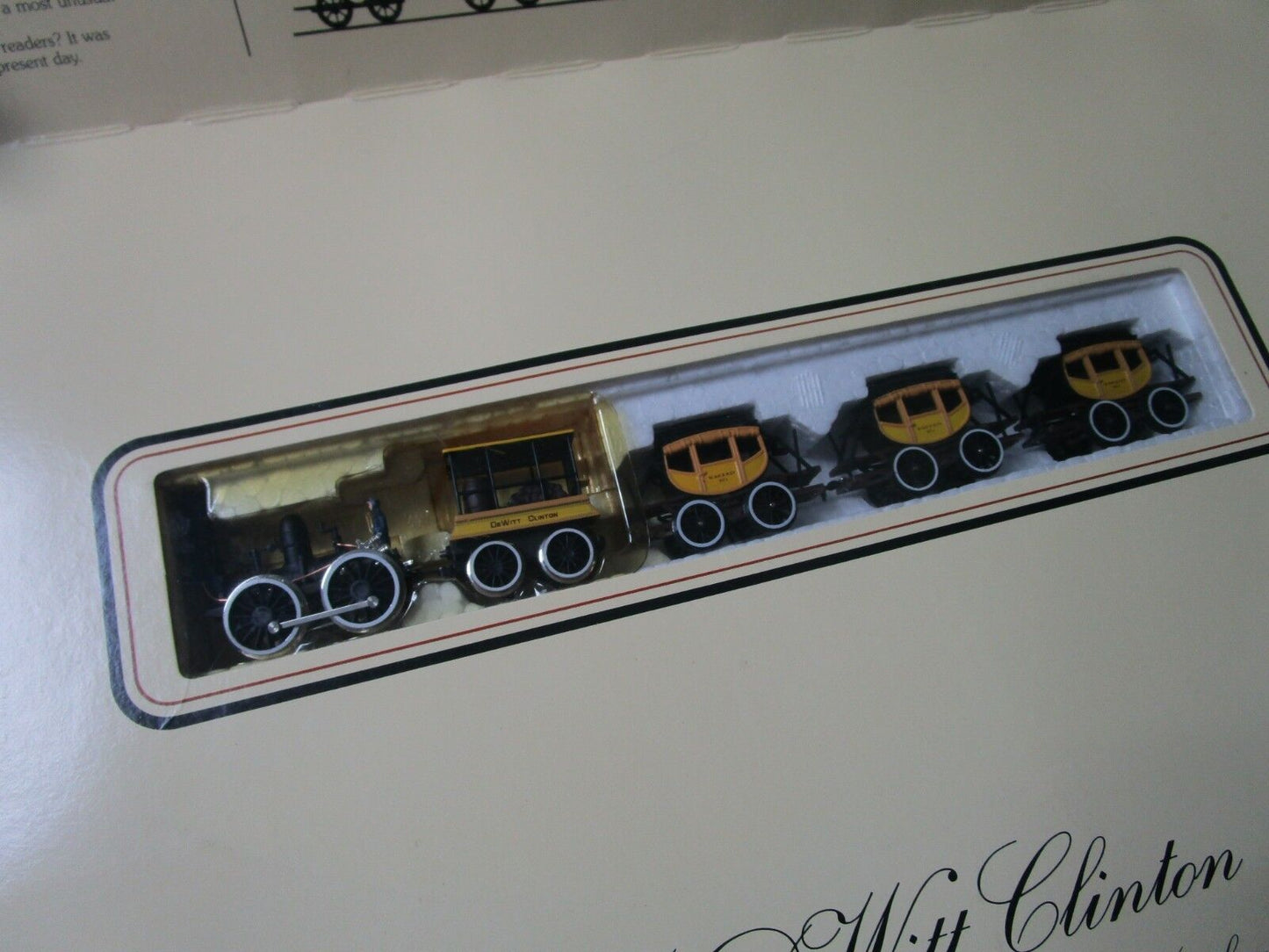 THE DeWitt Clinton TRAIN SET NIB