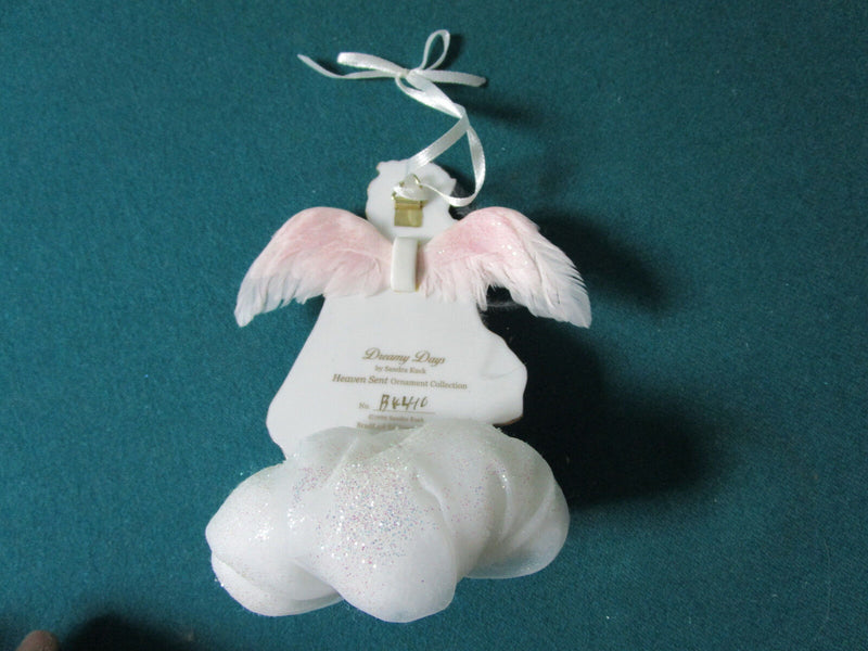 Heaven Sent Ornaments 3 Angels In Clouds By Sandra Kuck. The Bradford Editions^^