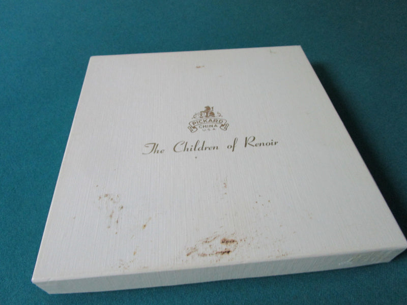 THE CHILDREN OF RENOIR COLLECTOR PLATE GIRL WITH WATERING CAN NIB
