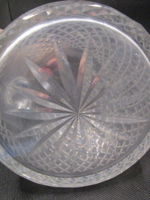 American Brilliant pitcher diamond design star bottom 7 1/4 x 6"