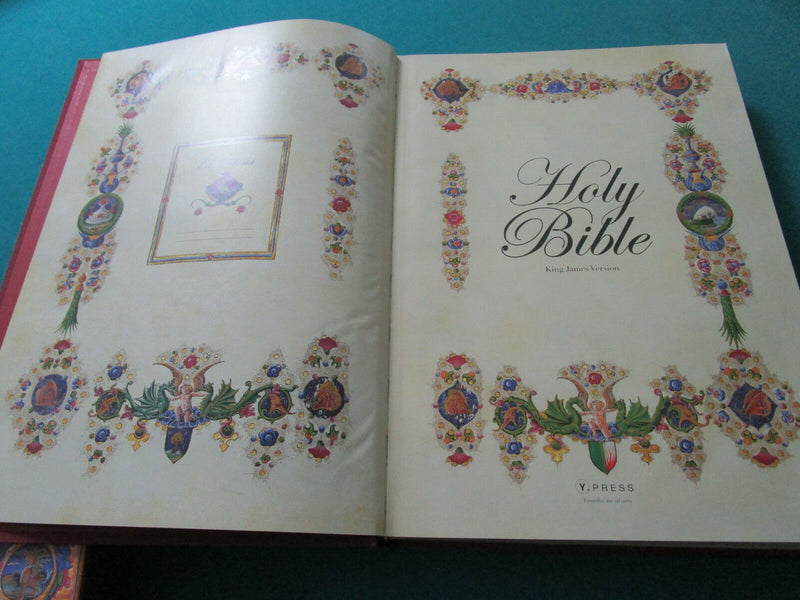 Holy Bible First Edition King James Version 300 Pages Salvaged  Box^^^