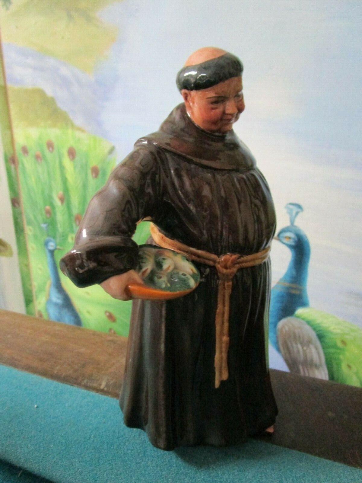 THE JOVIAL MONK ROYAL DOULTON FRIAR TUCK  FIGURINE HN 2144  1950s [CURIO9]