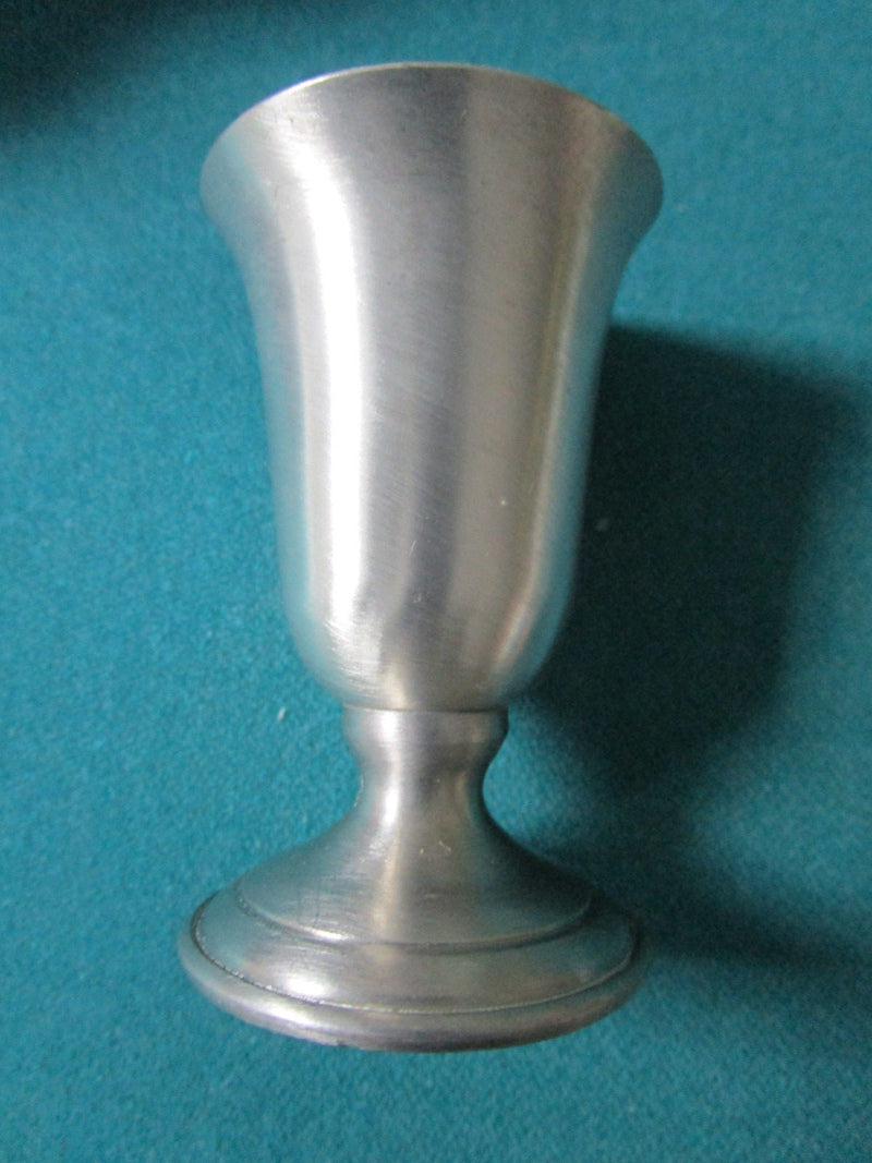 BOSTON STORE 4 SILVERPLATE CORDIAL CUPS 3" IN ORIGINAL BOX RARE^^