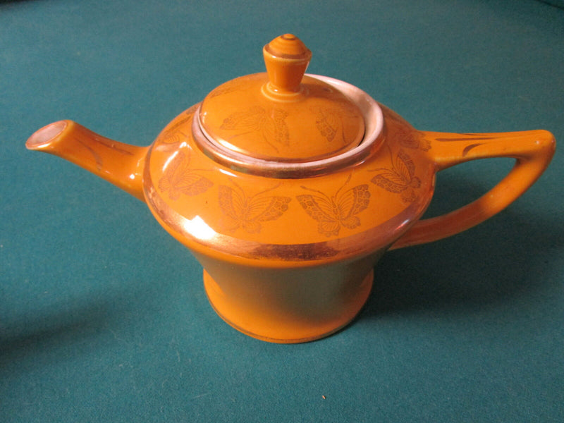 Hall Usa Pottery Teapot Yellow, Orange And Shakers - Pick1 ^^
