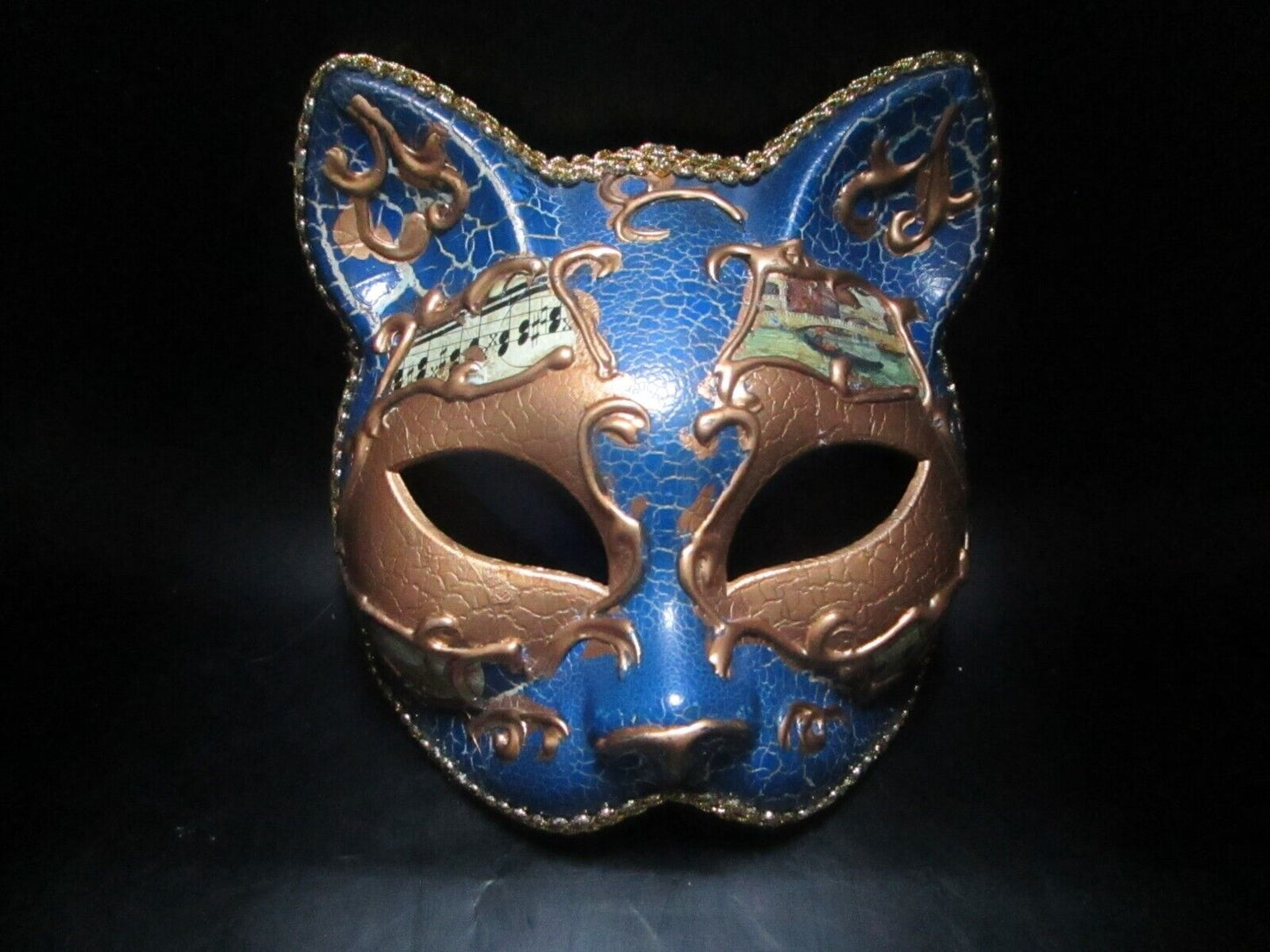 ITALIAN MASK MASQUERADE BALL HALLOWEEN VENETIAN MARTI GRASS CAT