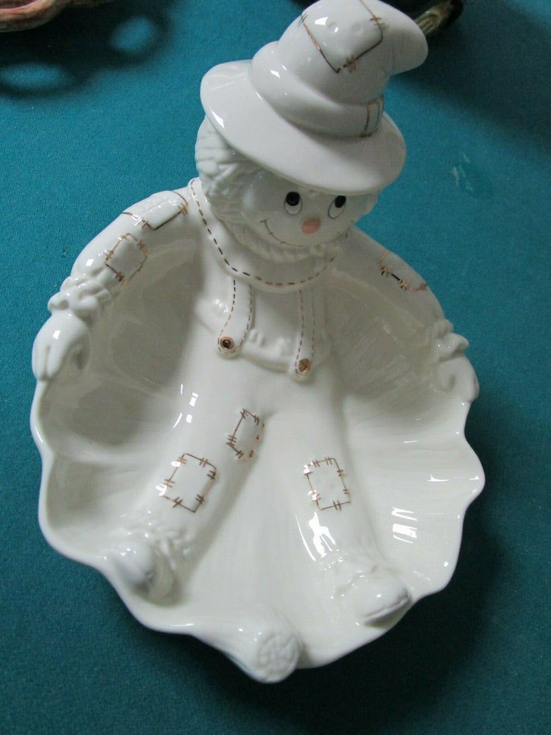 Lenox Candy Dish Asthray Santa "Petals & Pearls"  Christmas Holiday Orig  Pick1^