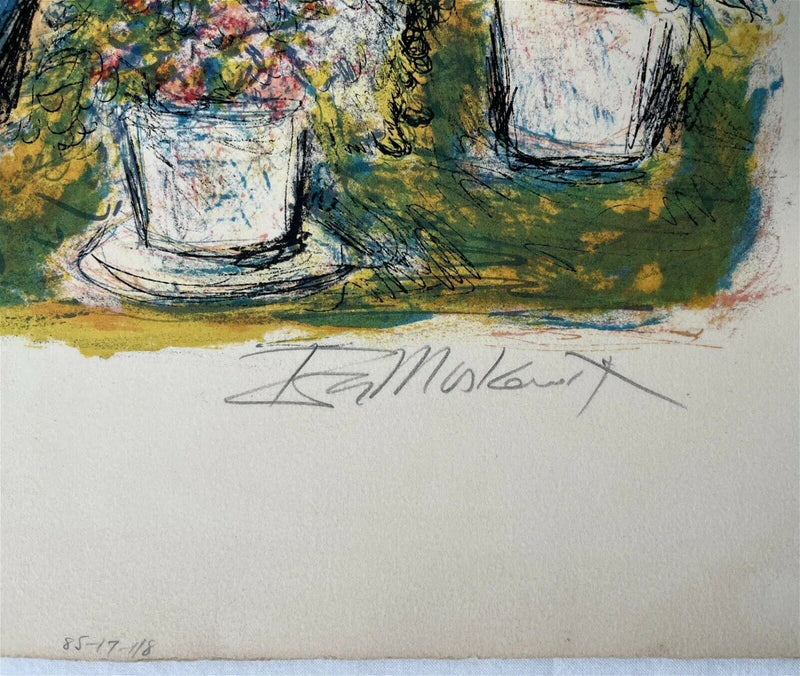 IRA MOSKOWITZ LITHOGRAPH UNFRAMED PENCIL SIGNED PICK1