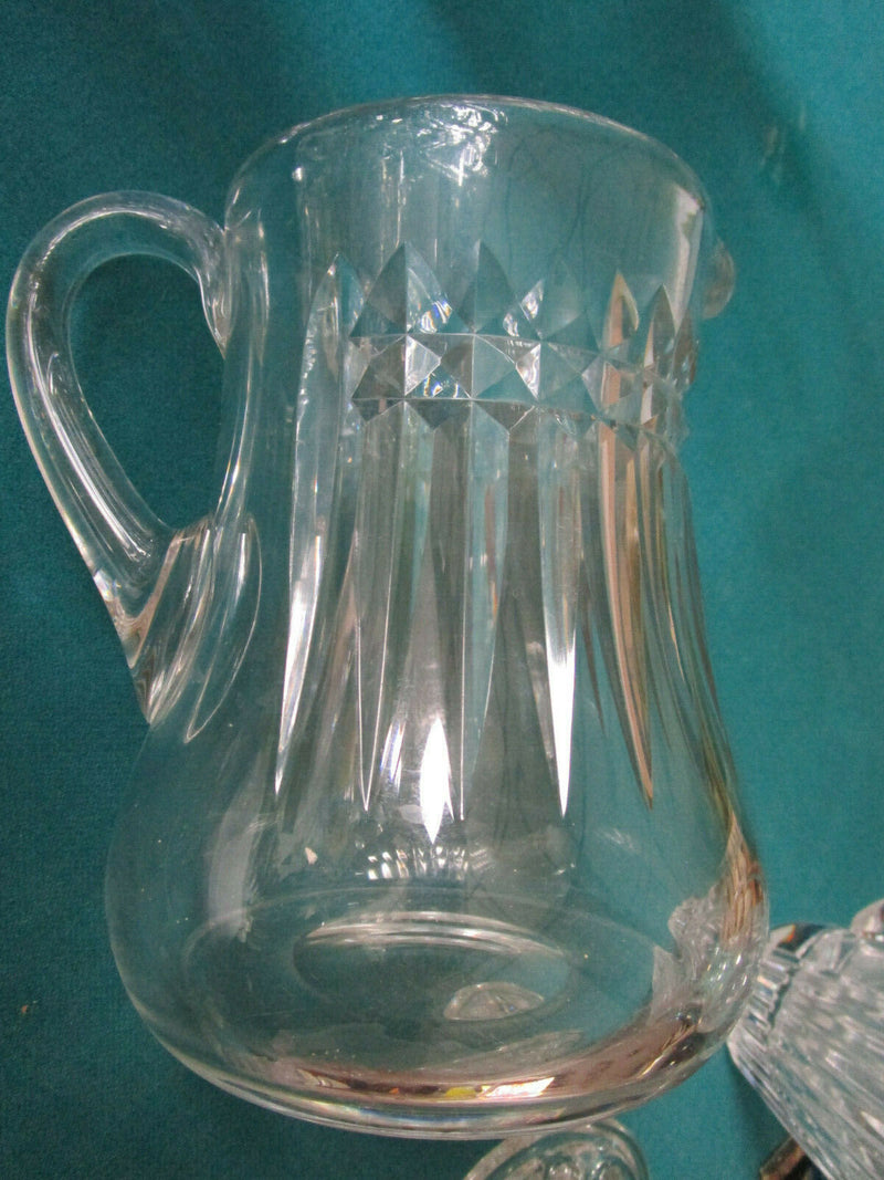 CRYSTAL PITCHERS, MARQUIS WATERFORD, BACCARAT, CRYSTAL D'ARQUES BLOCK -PICK 1