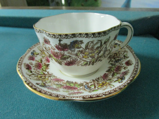 TAYLOR KENT LONGTON ENGLAND CUP SAUCER  [83C]