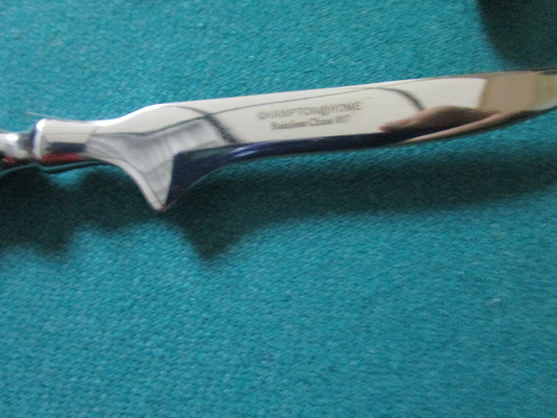 THAILAND FLATWARE BRASS AND WOODEN HANDLE BROWN AND GREEN PICK 1