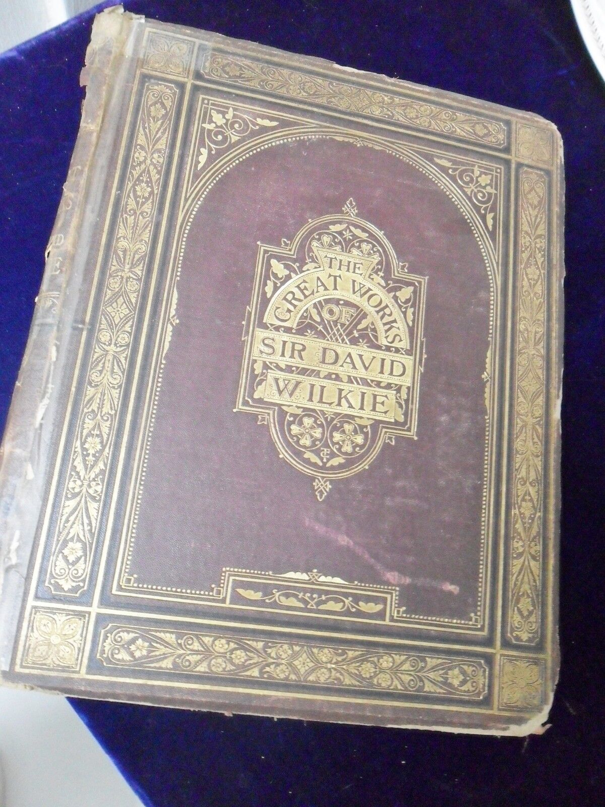 1868 leather bound "The Great Work of Sir David Wilkie" MEMOIRES