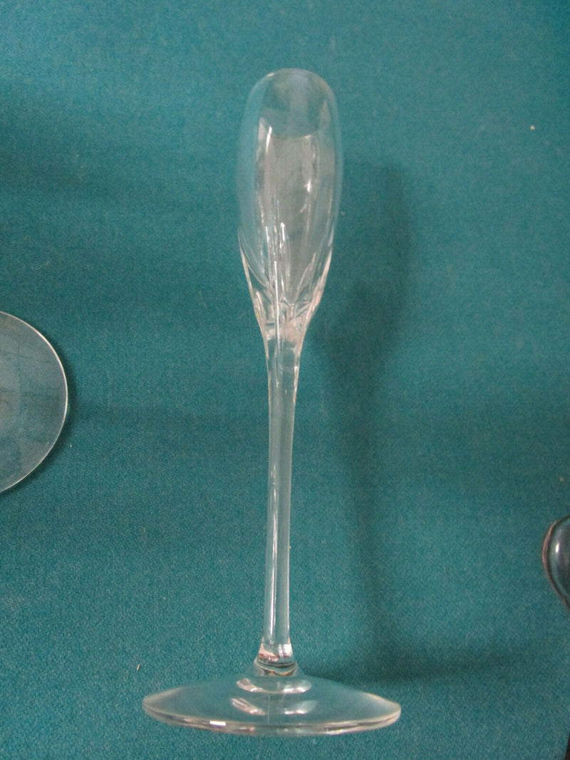 CONTEMPORARY CRYSTAL GLASSES ETCHED TIFFIN, MILLER ROGASKA, LENOX, PICK1