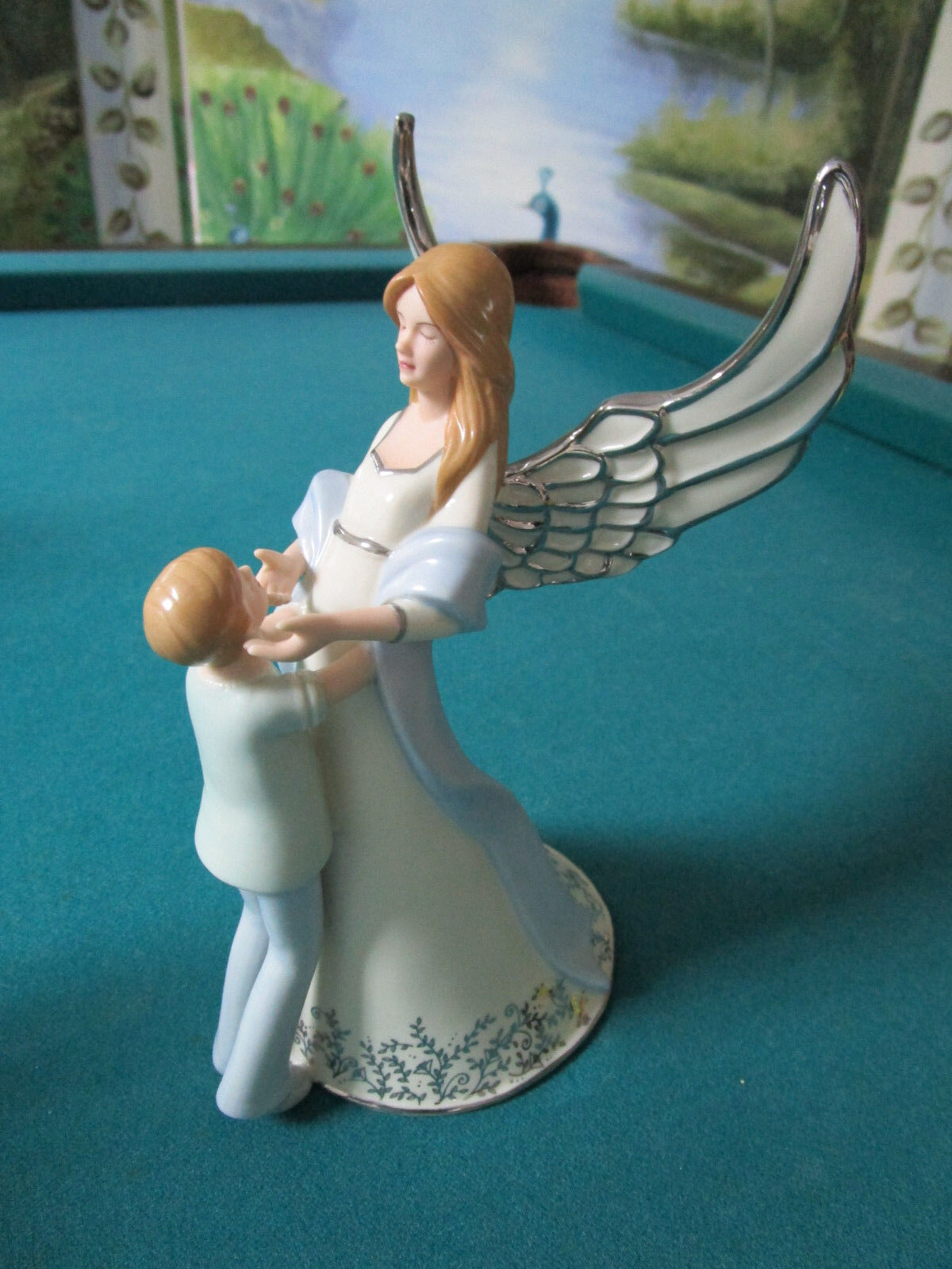 ANGELS MUSIC BOX HEIRLOOM PORCELAIN "FOREVER MY SON" COLLECTION MUSIC BOX pick1