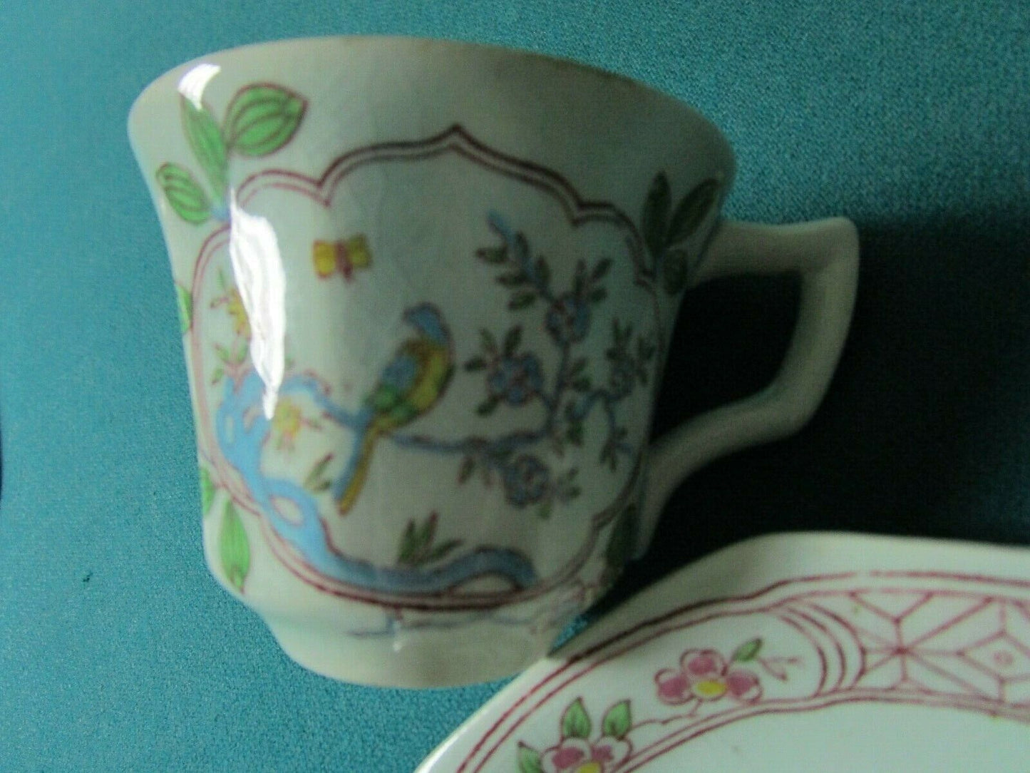 Antique Adams England Calyx Ware Tea And Coffee Cups And Saucer [86c] Pick 1