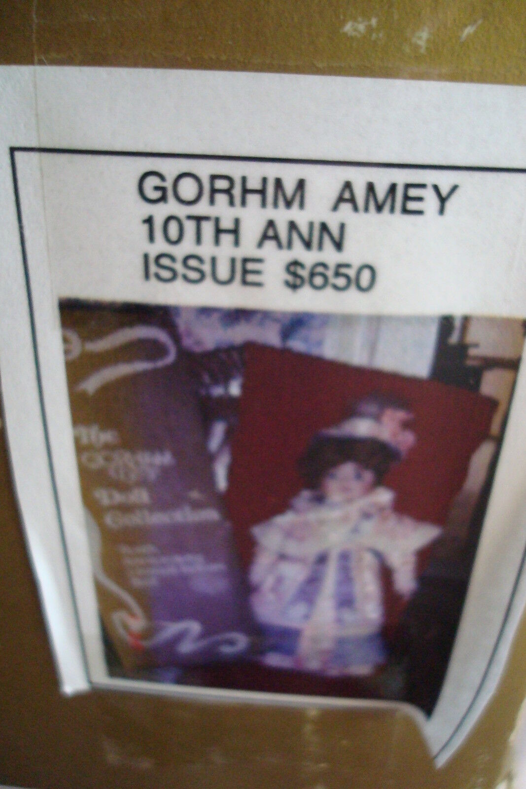 Amey Gorham musical doll, 18" doll, NIB only 1,000 made, Anniversary Waltz ORIGI