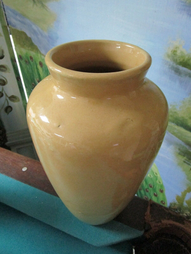 "Zanesville" Stoneware YELLOW Floor Vase 37 Y- Maria Rubel Blue Globe Vase Pick1