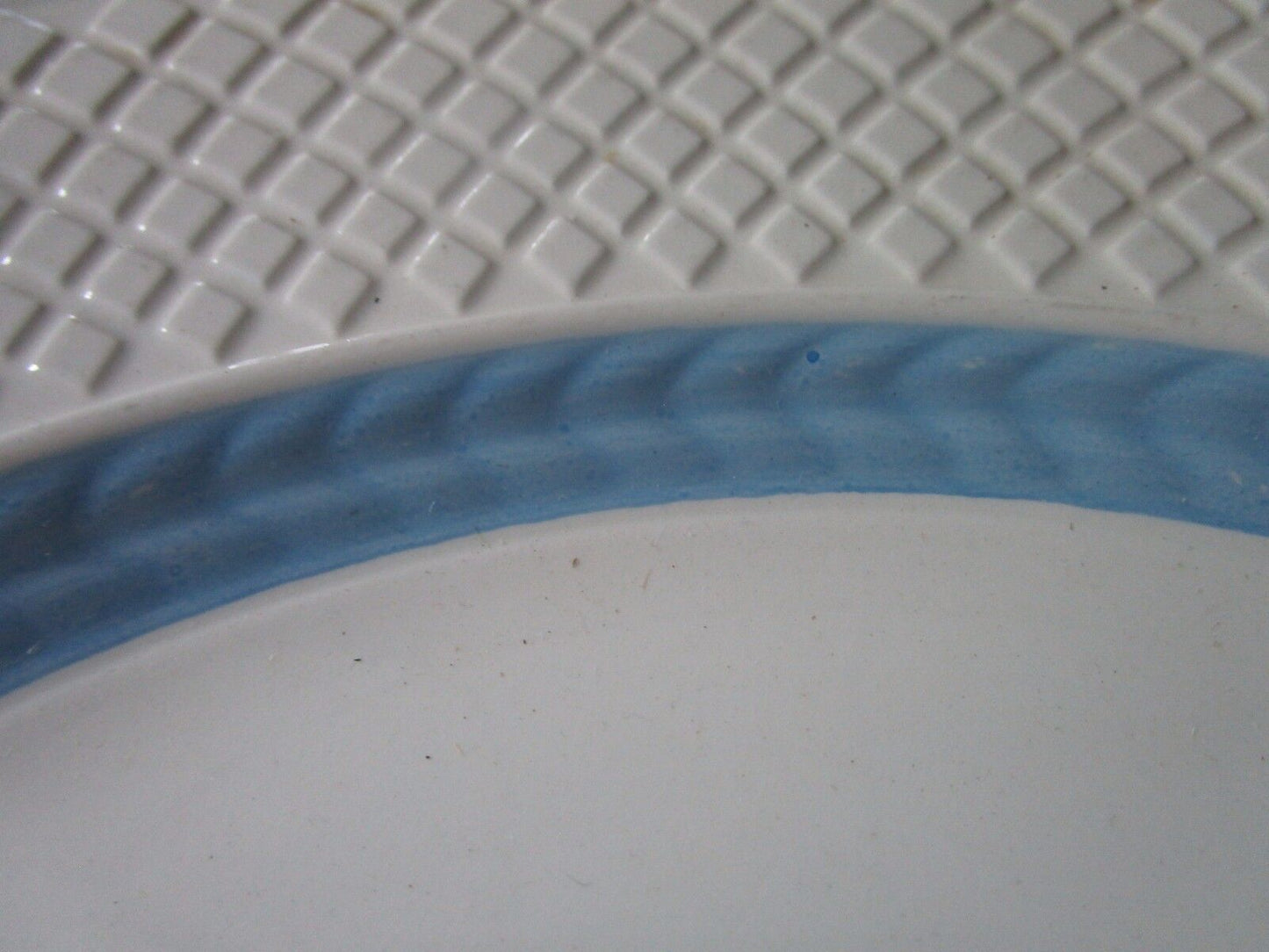 SPODE 1E" OROUND SERVING PLATTER in Elaine Blue   Mansard