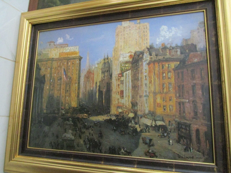 COLLIN CAMPBELL COOPER 5TH AVE NY BRUSHSTROKES FINE ENHANCED REPRODUCTION