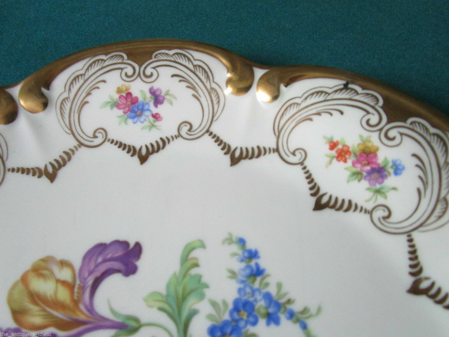 Tirschenreuth Bavarian MIDCENTURY AND ANTIQUE BOWL PLATE TRAY FLORAL PICK 1 ^^