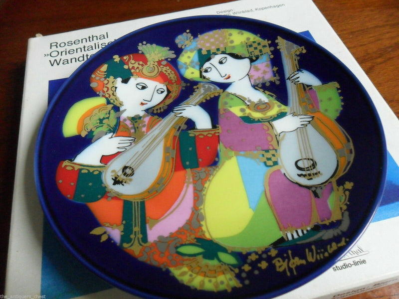 Bjorn Wiinblad ROSENTHAL COLLECTOR PLATES SUMMER ORIENTALISCHE NACHTMUSIKV PICK