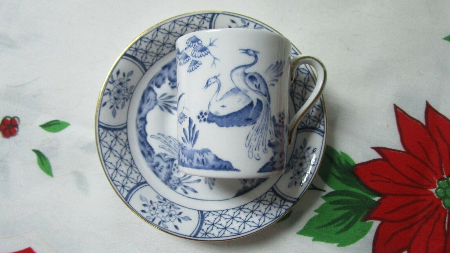 TUSCAN COFFEE CUP SAUCER PARADISE BIRDS GREEN / BLUE PICK 1 [98]