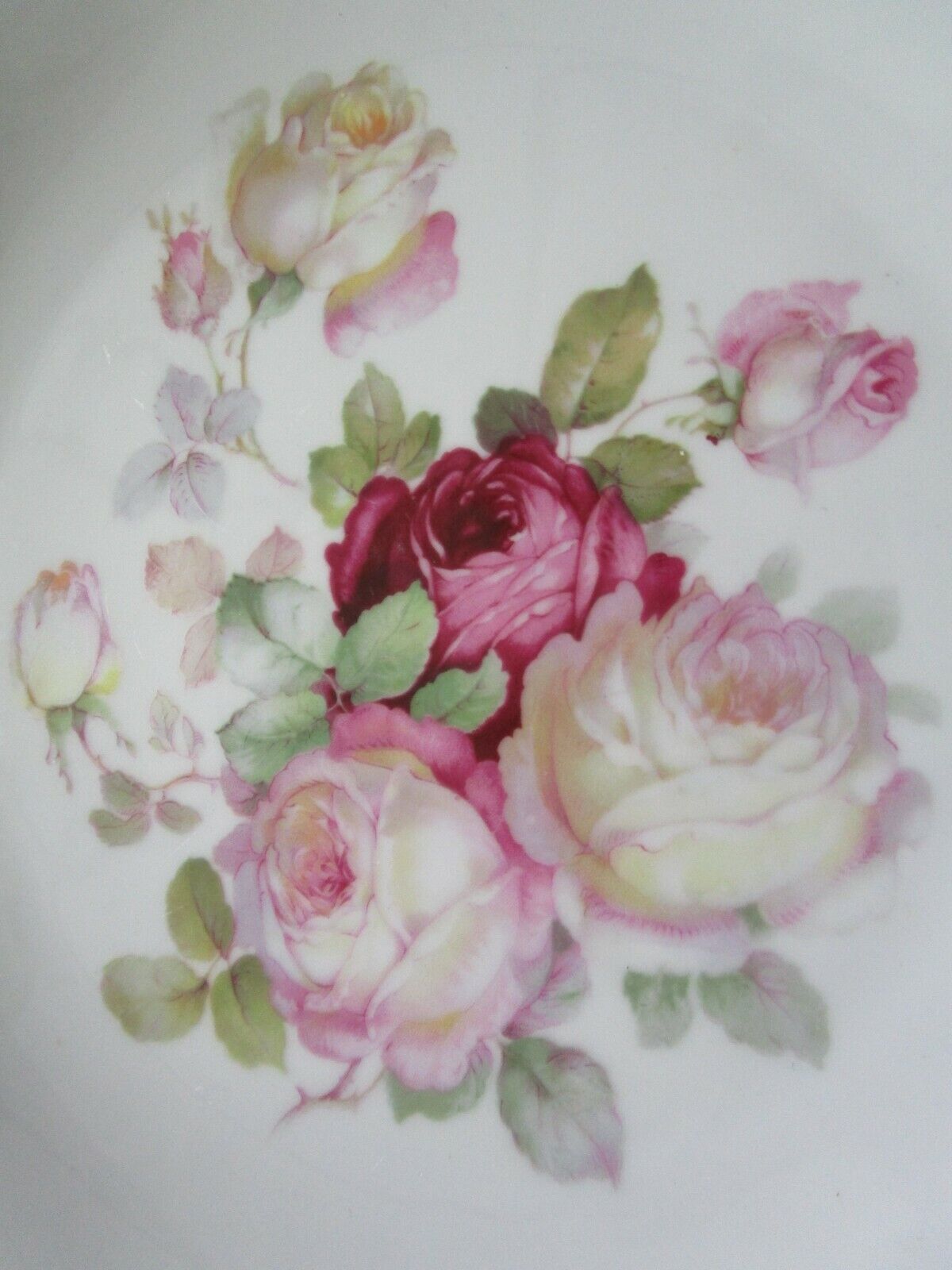 ANTIQUE BAVARIA GERMANY TRAY PLATTER ANTIQUE ROSE, BOUQUET PICK 1 ^^