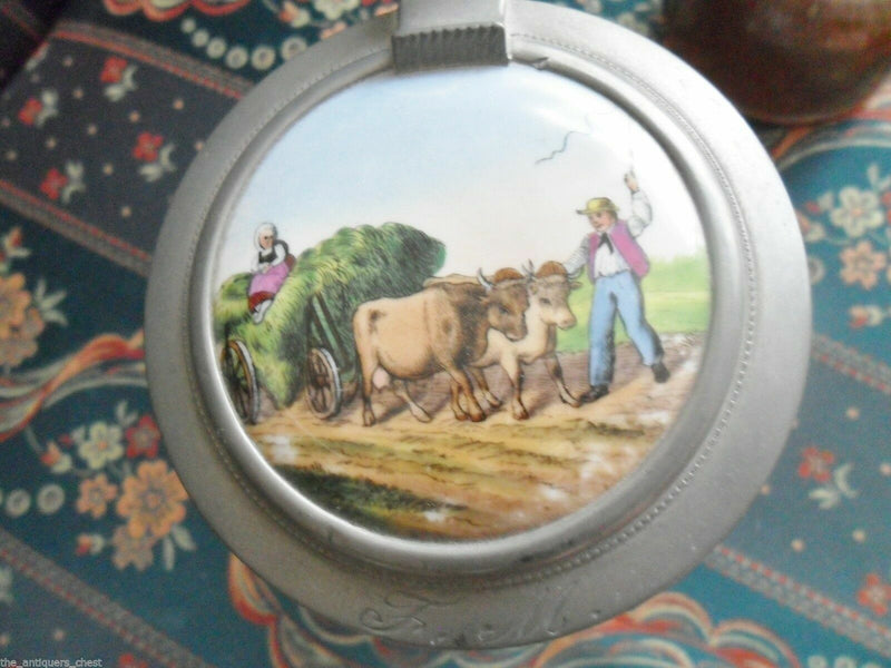 German Beer Stein Alwe Bald Eagle Head, Domex, Worker In Field, Bubbles Pick 1