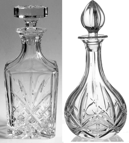 GORHAM ENGLAND CRYSTAL DECANTER LADY ANNE / MONTECARLO NEW NO BOX PICK 1