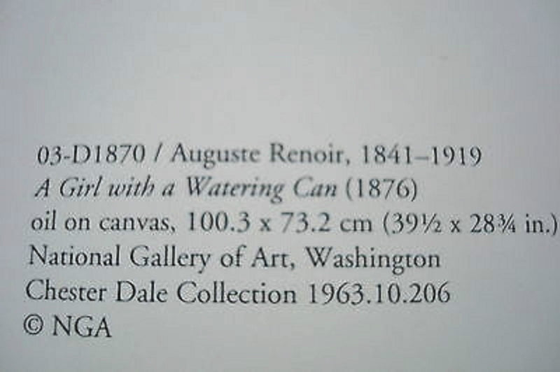 1980S Crees & Peter Coe doll, inspired in  August Renoir "Jeanette"[a*4]