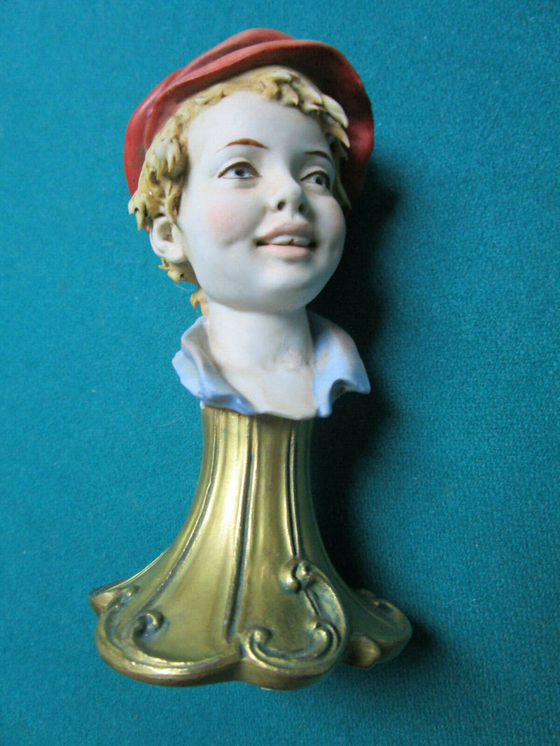 CAPODIMONTE FIGURINE ITALY MIDCENTURY DRUNK - OLD LADY - FLUTE MAN- BENCH GENTLE