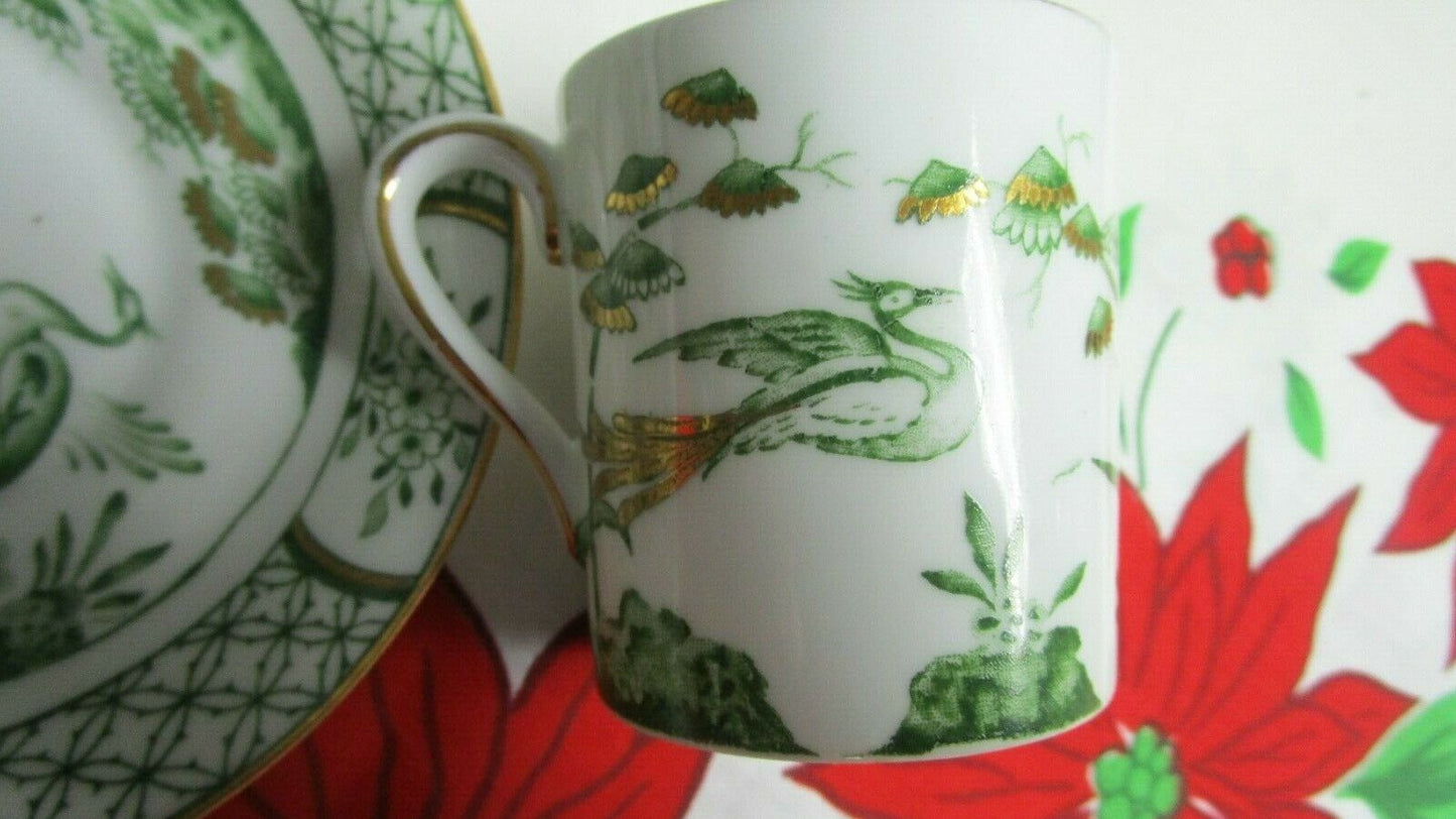 TUSCAN COFFEE CUP SAUCER PARADISE BIRDS GREEN / BLUE PICK 1 [98]