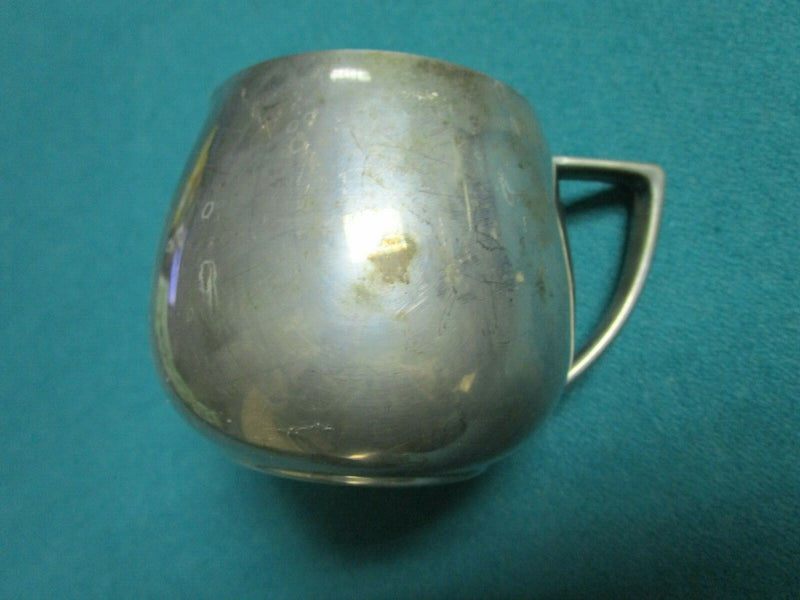 SILVERPLATE ROGERS CREAMER AND SUGAR 2 1/2" [met4-2]