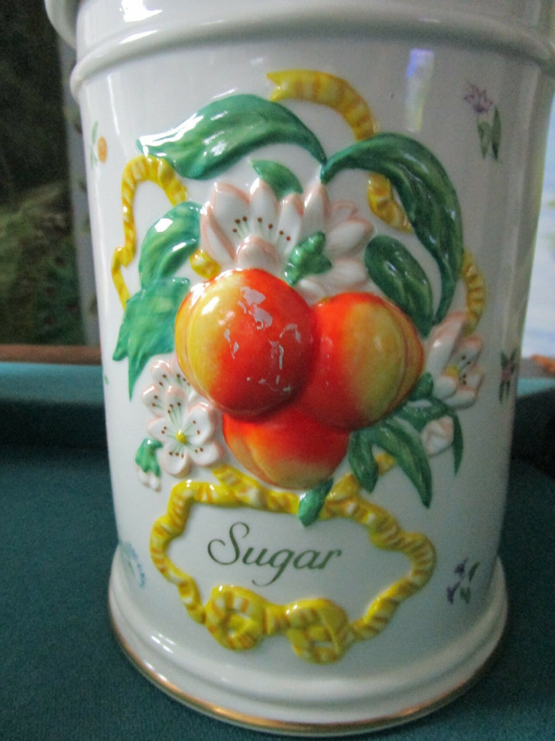 DANBURY MINT CANISTER CORDON BLEU SUGAR TEA PASTA COFFEE FLOUR PICK 1