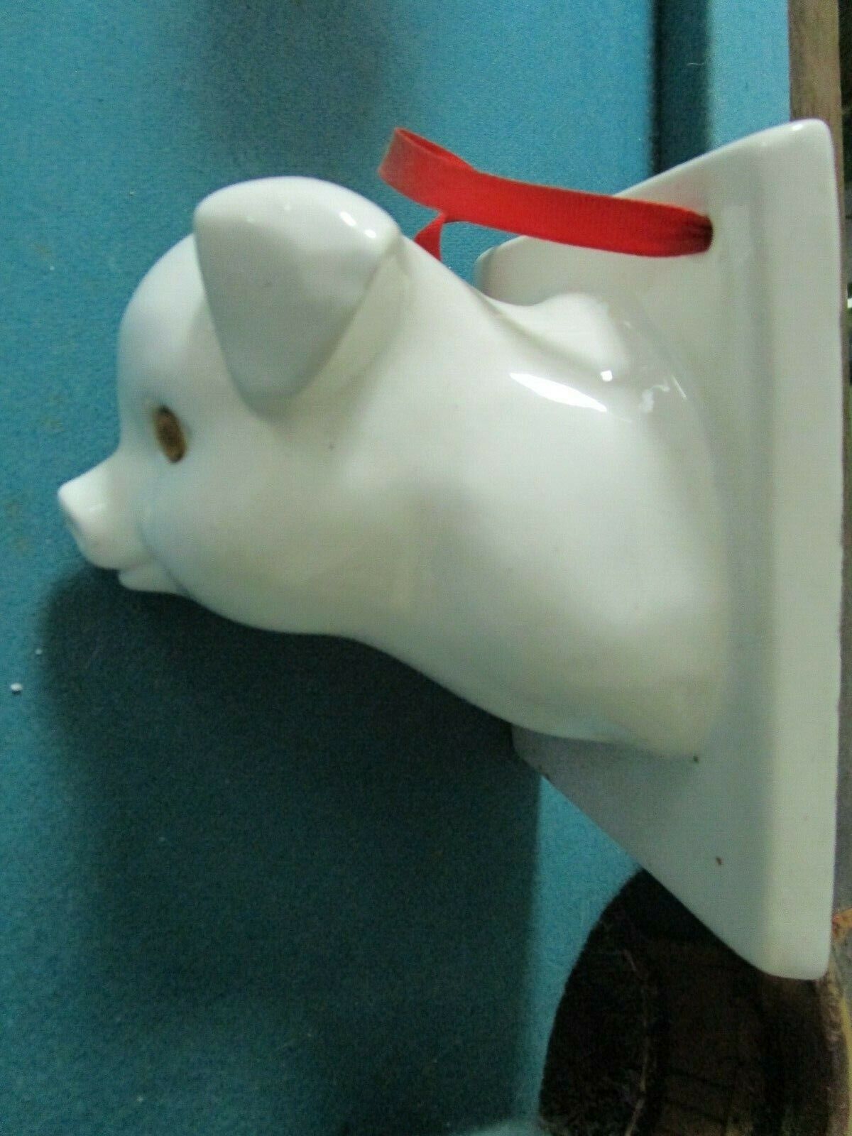 VINTAGE CERAMIC WALL HANGERS COW PIGGLET [67]